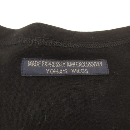 【中古】Yohji Yamamoto | ヨウジヤマモト リヨセル綿天竺 RE ナナメハギTシャツ 半袖Ｔシャツ HH-T56-570 ブラック サイズ：3