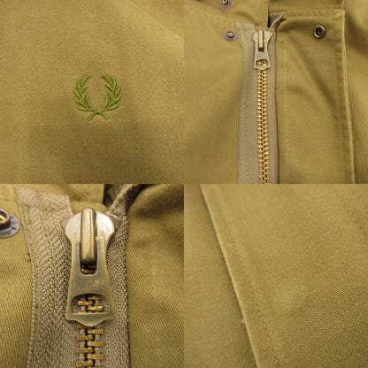 【中古】FRED PERRY | フレッドペリー Mods Parka Coat モッズコート F2476 カーキ サイズ：M