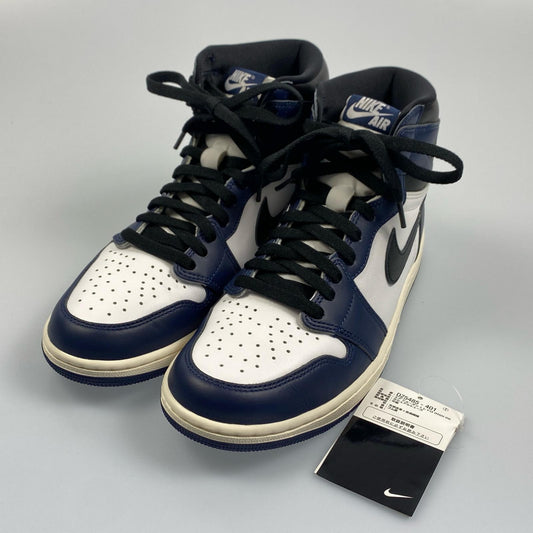 【中古】NIKE | ナイキ AIR JORDAN 1 RETRO HIGH OG スニーカー DZ5485-401 2024A/W 27.5cm ネイビー 27.5cm