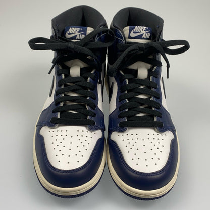 【中古】NIKE | ナイキ AIR JORDAN 1 RETRO HIGH OG スニーカー DZ5485-401 2024A/W 27.5cm ネイビー 27.5cm
