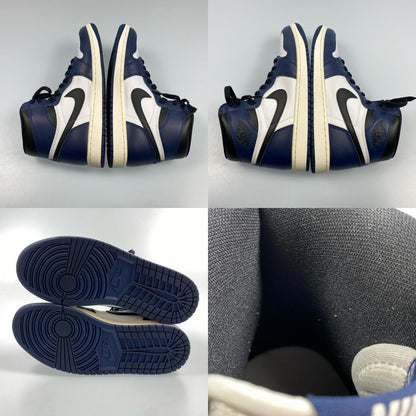 【中古】NIKE | ナイキ AIR JORDAN 1 RETRO HIGH OG スニーカー DZ5485-401 2024A/W 27.5cm ネイビー 27.5cm