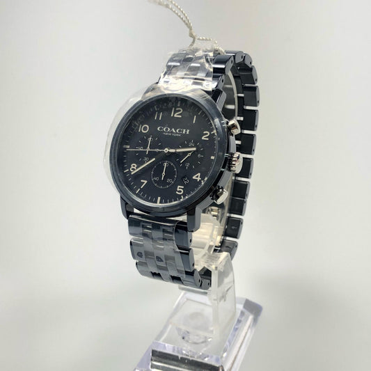【中古】COACH | コーチ HARRISON 腕時計 14602530 アナログクォーツ ネイビー