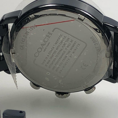 【中古】COACH | コーチ HARRISON 腕時計 14602530 アナログクォーツ ネイビー