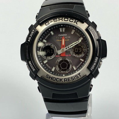 【中古】G-SHOCK | ジーショック 腕時計 AWG-101-1AJF アナデジソーラー ブラック