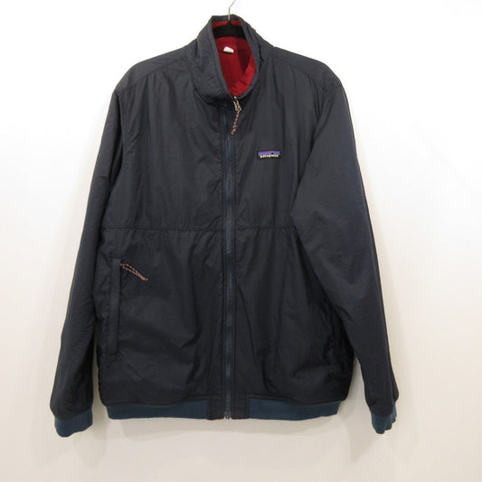 【中古】patagonia | パタゴニア シェルド・マイクロディニ・ジャケット ナイロンジャケット 26215 リバーシブル ネイビー サイズ：L