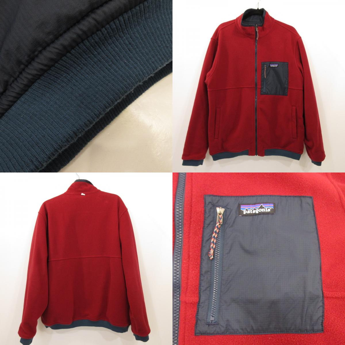 【中古】patagonia | パタゴニア シェルド・マイクロディニ・ジャケット ナイロンジャケット 26215 リバーシブル ネイビー サイズ：L