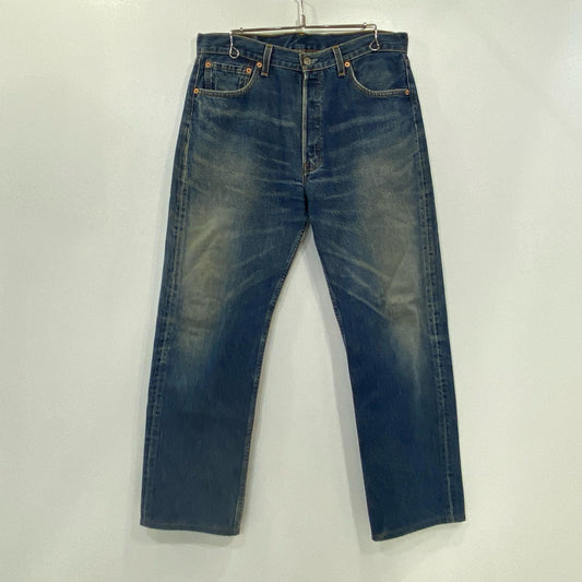 【中古】Levi's | リーバイス 501 デニムパンツ 553刻印 米国製 W:34 ブルー