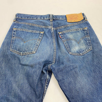 【中古】Levi's | リーバイス 501 デニムパンツ 553刻印 米国製 W:34 ブルー