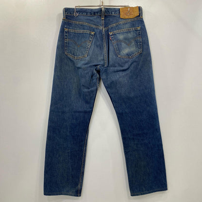 【中古】Levi's | リーバイス 501 デニムパンツ 553刻印 米国製 W:34 ブルー