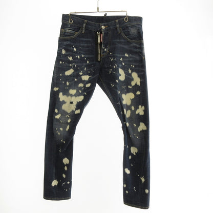 【中古】DSQUARED2 | ディースクエアード Sexy Twist Jean デニムパンツ S74LB0964 国内正規品/ブリーチ加工 ブルー サイズ：46
