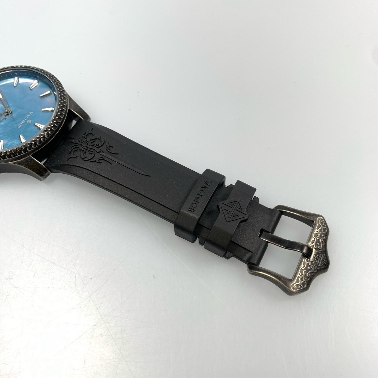 【中古】 Caliburnus I 腕時計 CAX01-D アナログ自動巻き ブルー