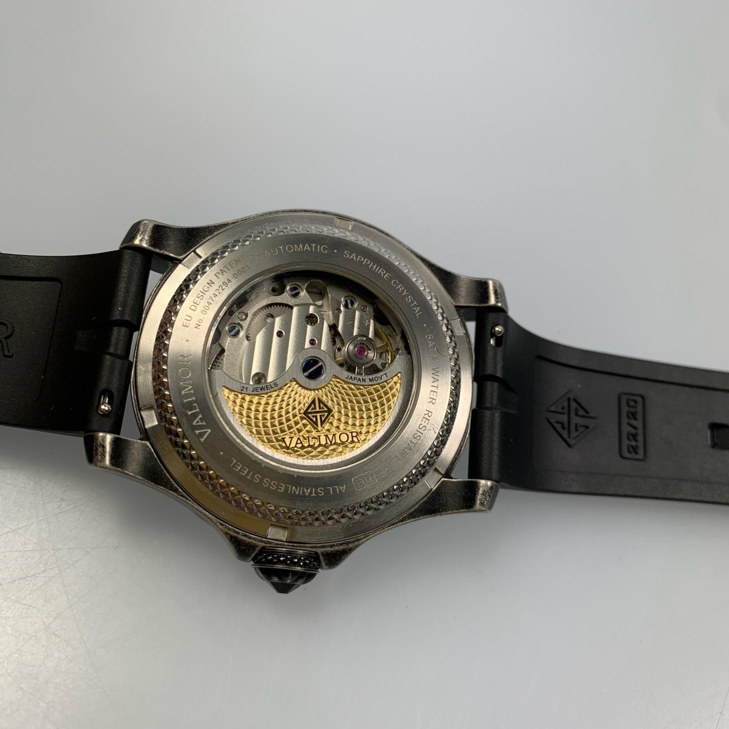 【中古】 Caliburnus I 腕時計 CAX01-D アナログ自動巻き ブルー