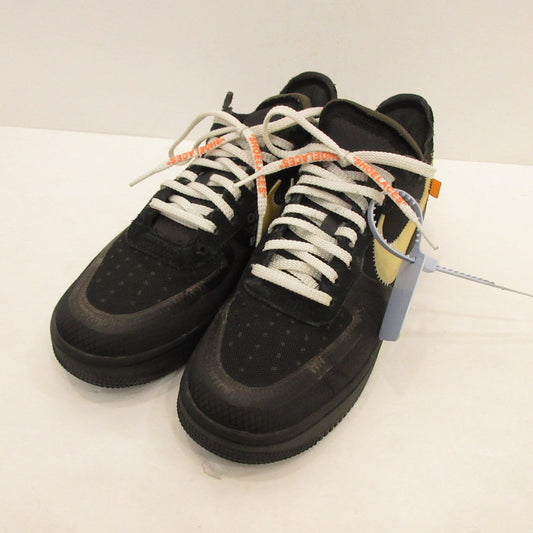 【中古】NIKE | ナイキ THE 10 AIR FORCE 1 LOW スニーカー AO4606-001 ブラック 27.5cm