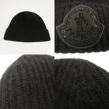 【中古】MONCLER | モンクレール BERRETTO TRICOT ニットキャップ 3B00072 M2739 国内正規品 ブラック