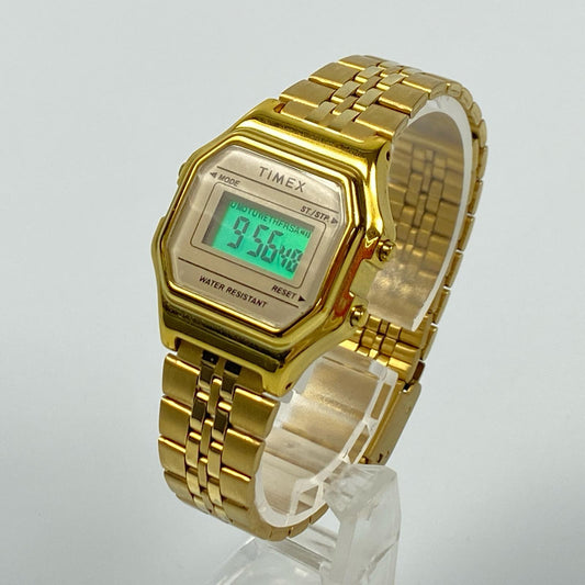【中古】TIMEX | タイメックス CLASSIC DEGITAL MINI 腕時計 TW2T48400 デジタルクォーツ ゴールド
