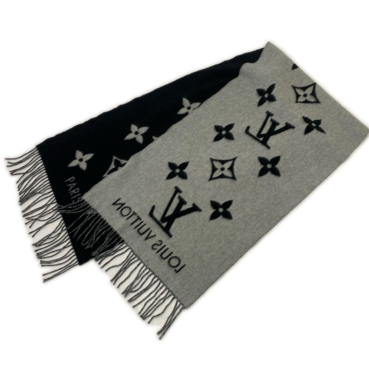 【中古】LOUIS VUITTON | ルイ・ヴィトン エシャルプ レイキャビック マフラー M71040 国内正規品