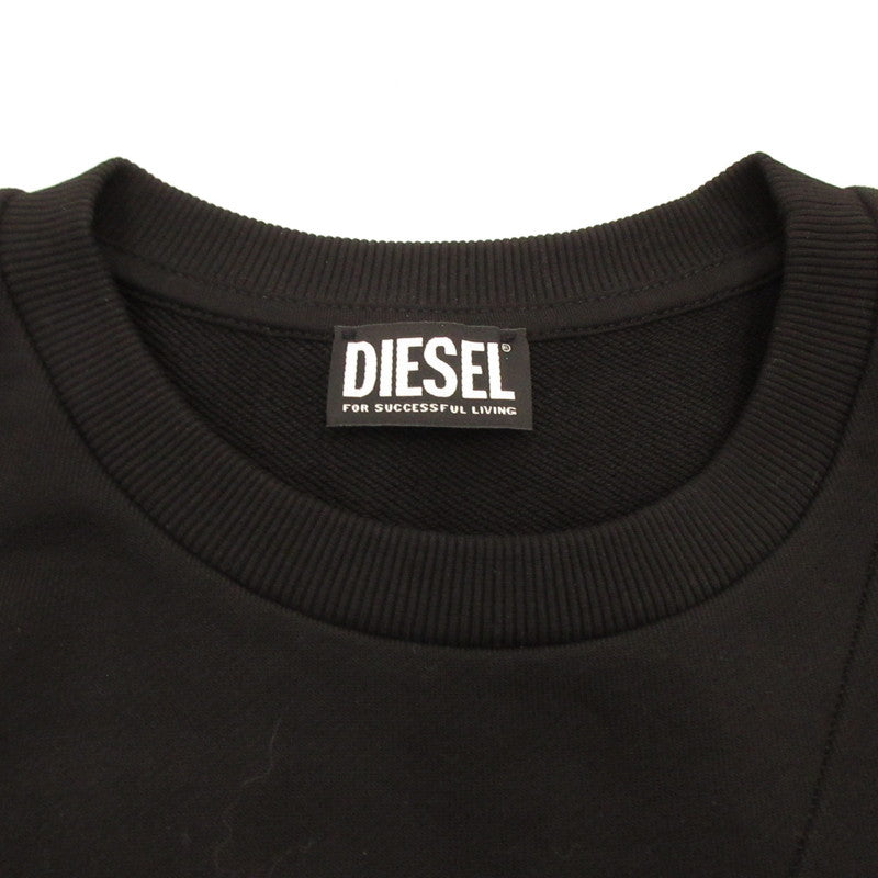 【中古】DIESEL | ディーゼル S-GIRK-CUTY スウェット A003490IAJH ブラック サイズ：XL