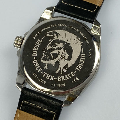 【中古】DIESEL | ディーゼル MS9 腕時計 DZ-1862 アナログクォーツ シルバー