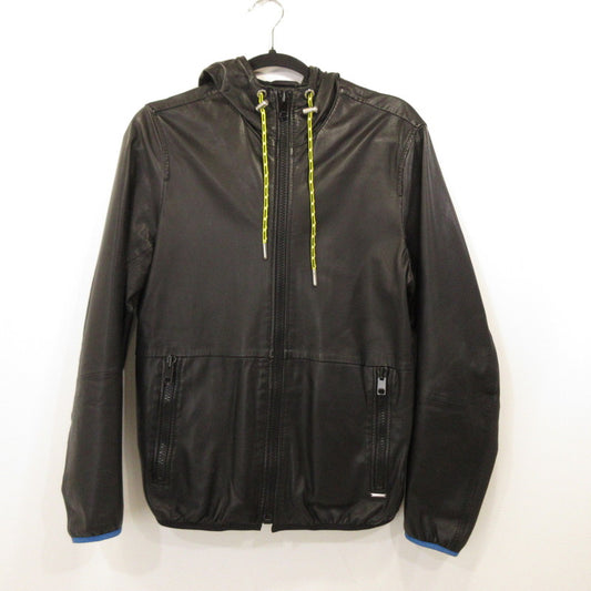 【中古】DIESEL | ディーゼル レザー ブラック サイズ：S