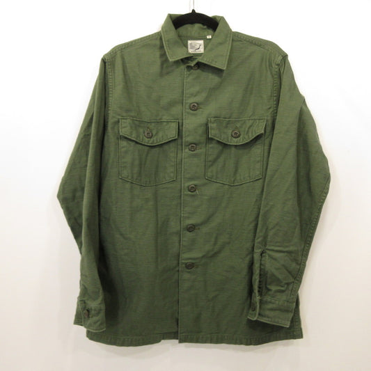 【中古】orSlow | オアスロウ US ARMY FATIGUE SHIRT 長袖シャツ オリーブ サイズ：2