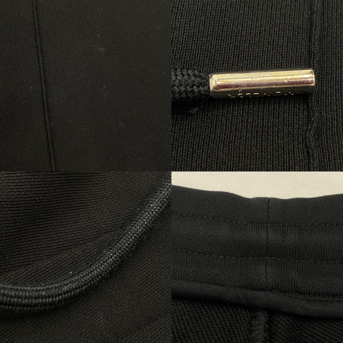 【中古】MONCLER | モンクレール PANTALONE LUNGO SWEAT BOTTOMS パンツ 8H00010 899YF 2024S/S 国内正規品 ブラック サイズ：S