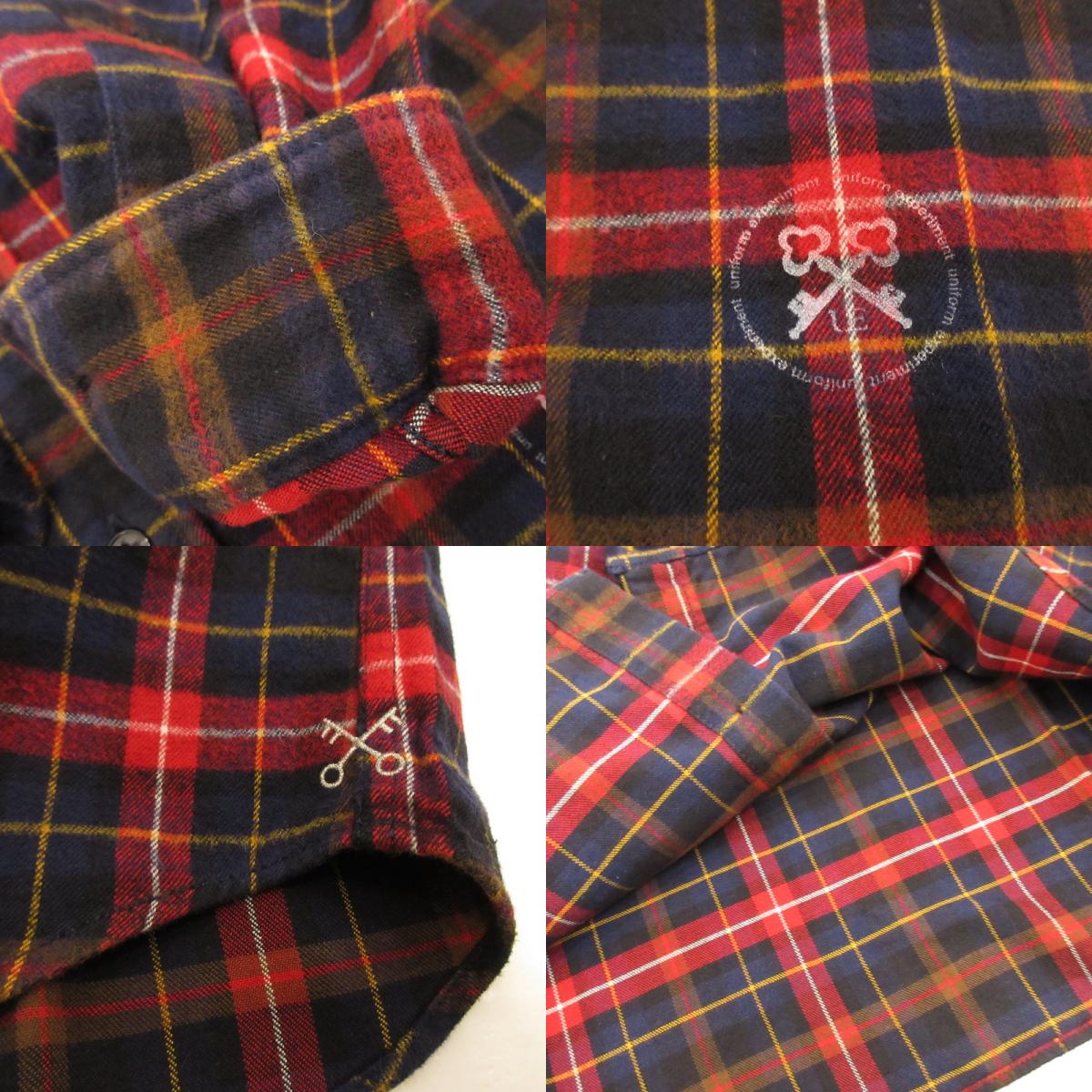 【中古】uniform experiment | ユニフォームエクスペリメント 長袖シャツ UE-123028 サイズ：3