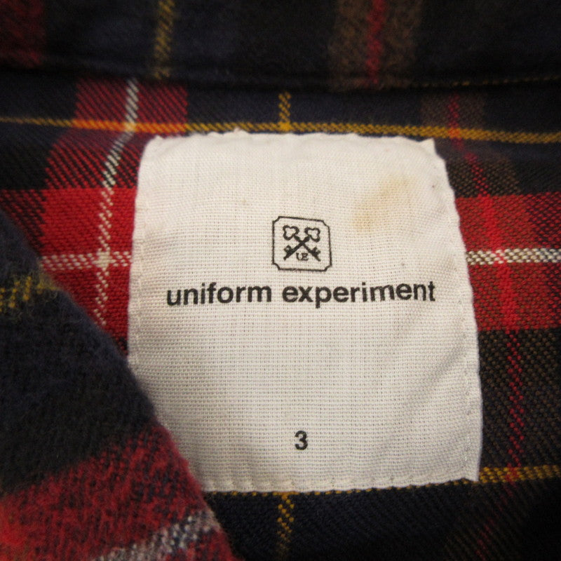 【中古】uniform experiment | ユニフォームエクスペリメント 長袖シャツ UE-123028 サイズ：3