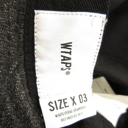 【中古】W)TAPS | ダブルタップス BUCKET 01 / HAT / COTTON. DENIM. SIGN ハット 241HCDT-HT09 グレー