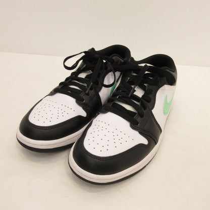 【中古】NIKE | ナイキ AIR JORDAN 1 LOW GREEN GLOW スニーカー 553558-131 ホワイト 26.5cm