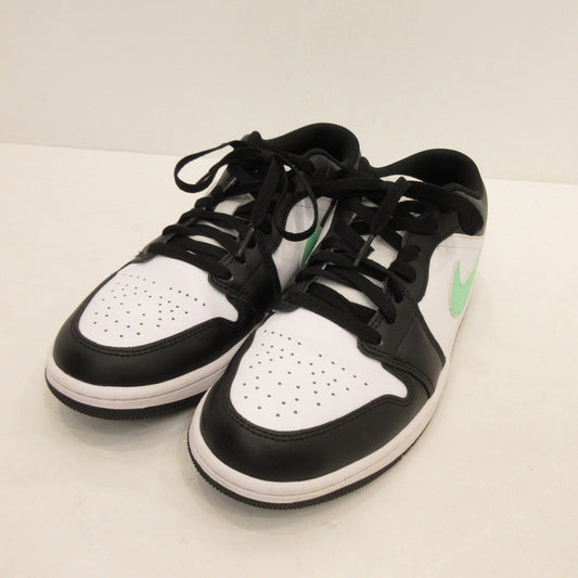 【中古】NIKE | ナイキ AIR JORDAN 1 LOW GREEN GLOW スニーカー 553558-131 ホワイト 26.5cm