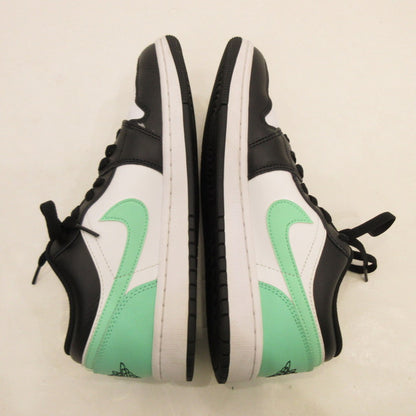 【中古】NIKE | ナイキ AIR JORDAN 1 LOW GREEN GLOW スニーカー 553558-131 ホワイト 26.5cm