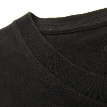 【中古】CHROME HEARTS | クロムハーツ VERTICAL LOGO TEE 半袖Ｔシャツ 国内正規品 ブラック サイズ：L