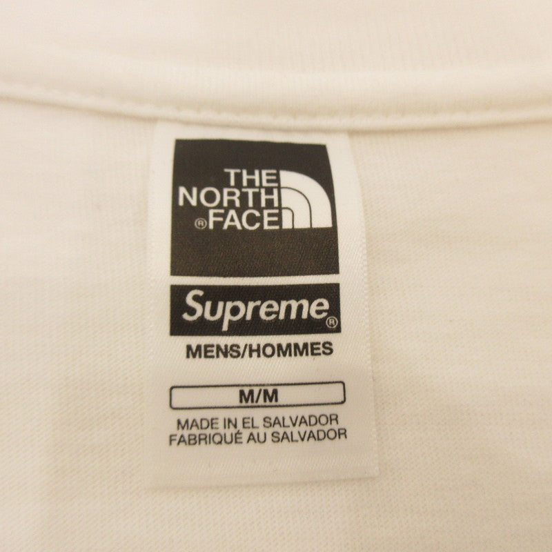 Supreme | Supreme Short-Sleeve T-Shirt NT52400I ×THE NORTH FACE White Size: M