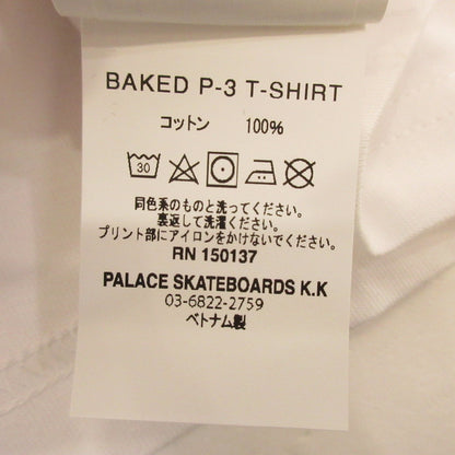 【中古】PALACE SKATEBOARDS | パレススケートボード BAKED P3 T-SHIRT 半袖Ｔシャツ P26TS034 ホワイト サイズ：L