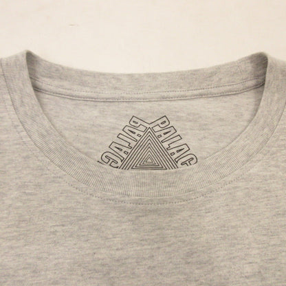 【中古】PALACE SKATEBOARDS | パレススケートボード PAL-ACE BAD APPLE T-SHIRT 半袖Ｔシャツ グレー サイズ：XXL