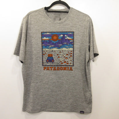 Patagonia | Capilene Cool Daily Graphic Shirt Short-Sleeved T-Shirt 45235 Gray Size: M