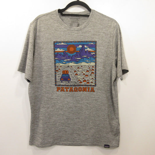 patagonia | パタゴニア ｷｬﾌﾟﾘｰﾝ･ｸｰﾙ･ﾃﾞｲﾘｰ･ｸﾞﾗﾌｨｯｸ･ｼｬﾂ 半袖Ｔシャツ 45235 グレー サイズ：M