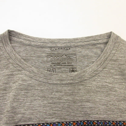 Patagonia | Capilene Cool Daily Graphic Shirt Short-Sleeved T-Shirt 45235 Gray Size: M