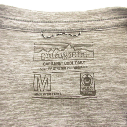Patagonia | Capilene Cool Daily Graphic Shirt Short-Sleeved T-Shirt 45235 Gray Size: M