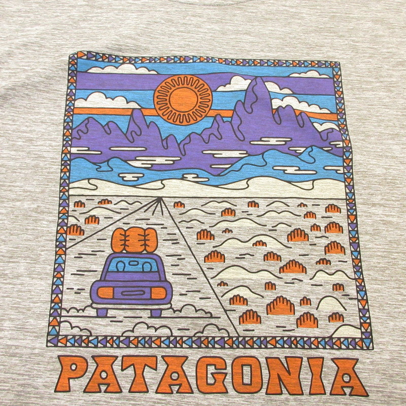 Patagonia | Capilene Cool Daily Graphic Shirt Short-Sleeved T-Shirt 45235 Gray Size: M