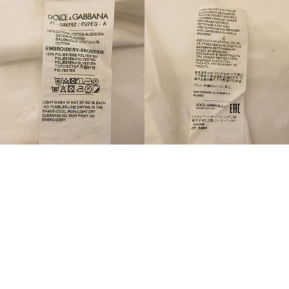 【中古】DOLCE&GABBANA | ドルチェアンドガッバーナ 長袖Ｔシャツ G8KF6Z FU7EQ ホワイト サイズ：44