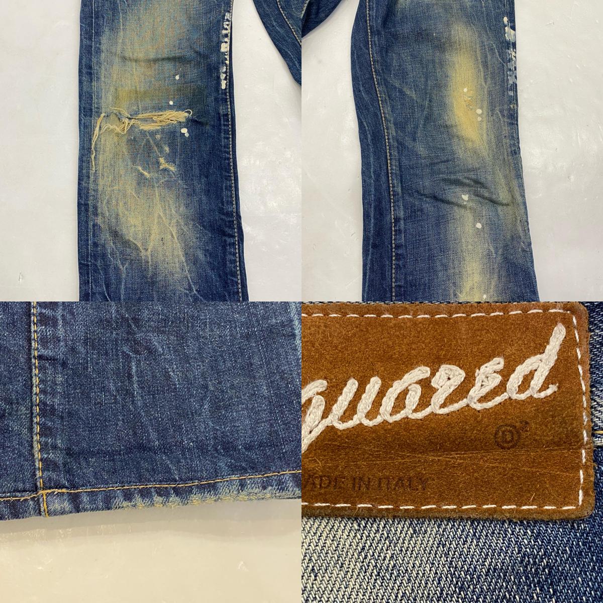 【中古】DSQUARED2 | ディースクエアード デニムパンツ S74LA0357 2011年製 ブルー サイズ：42