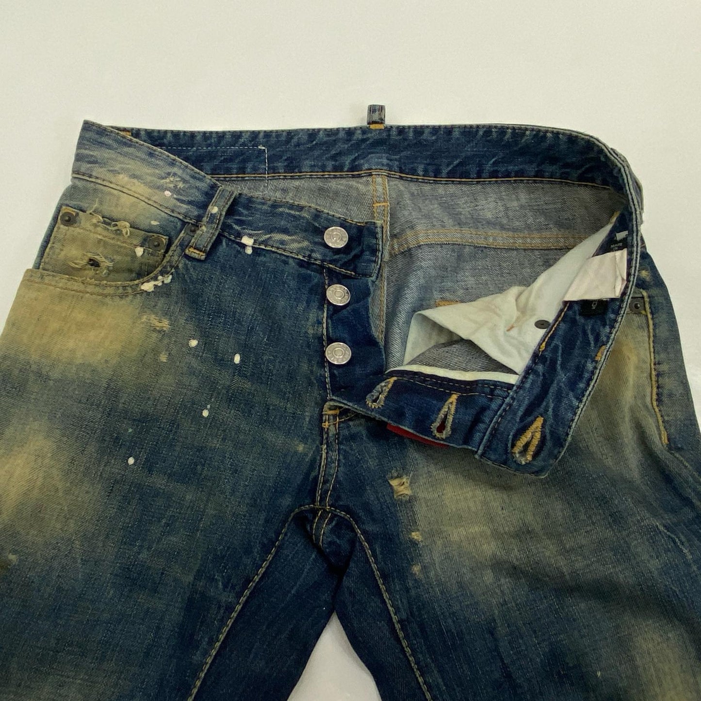 【中古】DSQUARED2 | ディースクエアード デニムパンツ S74LA0357 2011年製 ブルー サイズ：42