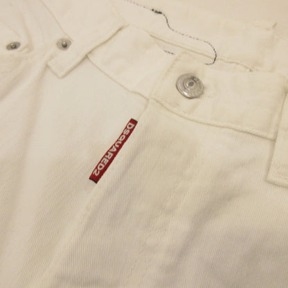 【中古】DSQUARED2 | ディースクエアード SKATER JEAN デニムパンツ S71LB0595 ホワイト サイズ：46