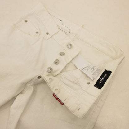 【中古】DSQUARED2 | ディースクエアード SKATER JEAN デニムパンツ S71LB0595 ホワイト サイズ：46