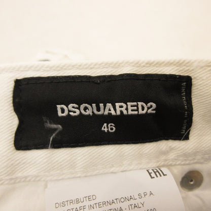 【中古】DSQUARED2 | ディースクエアード SKATER JEAN デニムパンツ S71LB0595 ホワイト サイズ：46