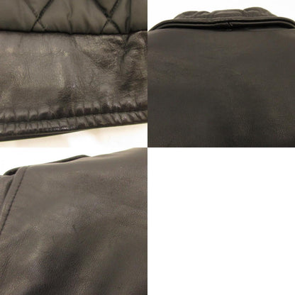 【中古】VANSON | バンソン BOSTON POLICE レザー TALONジップ ブラック サイズ：38