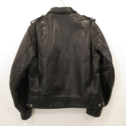 【中古】VANSON | バンソン BOSTON POLICE レザー TALONジップ ブラック サイズ：38