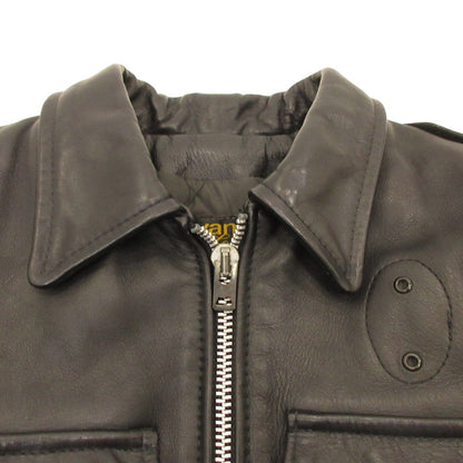【中古】VANSON | バンソン BOSTON POLICE レザー TALONジップ ブラック サイズ：38