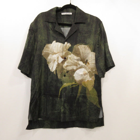 【中古】ACNE STUDIOS | アクネストゥディオズ SIMON FLORAL PRINT SHIRT 半袖シャツ SHIR000403 国内正規品 サイズ：44